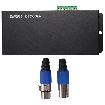 Imagen de Hztuang 3CH DC12 24V RGBW DMX 512 Decodificador LED Controlador RGB DMX512 Decodificador,