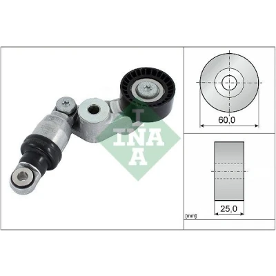 Imagen de INA 534 0585 10 Brazo tensor, correa trapecial poli V
