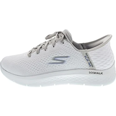 Imagen de Skechers Go Walk Flex New World, Zapatillas Hombre, Blanco Gris, 46 EU