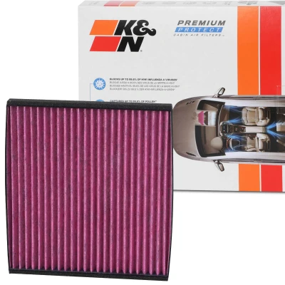 Imagen de K&amp;N Filters DVF5020 Filtro de habitáculo carbón activado 215 17 cuadrada TOYOTA: RAV4 II SUV, Yaris I Hatchback, Verso
