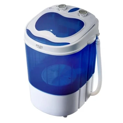 Imagen de Adler ad 8051 Lavadora (Portátil, Carga superior, Azul, Blanco, Giratorio, Arriba, 3 kg) 360x370x530 cm