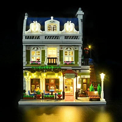 Imagen de LIGHTAILING Conjunto de Luces (Creator Restaurant Parisien) Modelo Construcción Bloques Kit luz LED Compatible con Lego 10243 (NO Incluido en el Modelo)