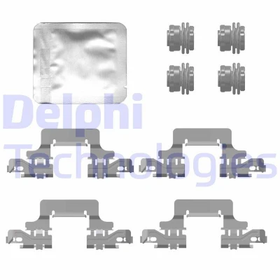 Imagen de DELPHI LX0777 Kit de accesorios, pastillas frenos AUDI: Q5, A4 B9 Avant, A5 Sportback