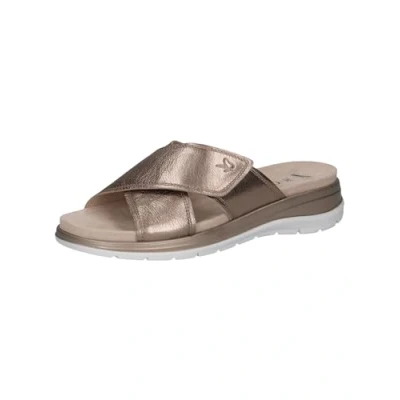 Imagen de Caprice Sandalias planas, Mujer, Talla: 41, Taupe metallic Zapatos