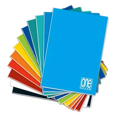 Imagen de Blasetti One Color Cuaderno formato A4, Maxi cuadernos con Jolly Page, Paquete de 10 piezas, Papel 80gr, Portada monocromática Rayado 10M, Cuadrícula 10mm para 1 primaria
