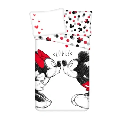 Imagen de Disney Minnie Mouse in Love Partner Funda de edredón para 135/140 x 200 cm