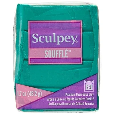 Imagen de Polyform Sculpey SU 6323 Barra soufflé Individual (48 g), Arcilla, Jade