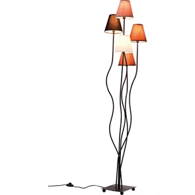 Imagen de KARE Lámpara de Pie, Flexible Mocca Cinque, Marrón, 163 x 35 40 cm