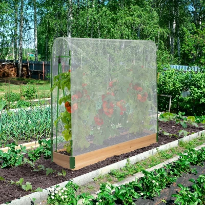 Imagen de Invernadero especial para tomates de crecimiento, lona completa + kit soporte