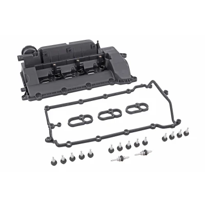Imagen de VAICO V48 0466 Tapa de Balancines derecha con junta cubierta válvula tornillos, ventilación LAND ROVER: Range Rover Sport