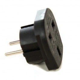Imagen de Plug Adaptador de enchufe UK/Inglaterra a EU/Europa (Max 250V 10A)