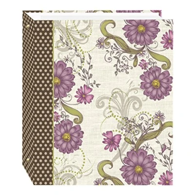 Imagen de Pioneer Photo Albums Flores de Bayas LM 100D Álbum Fotos magnético Autoadhesivo 3 Anillas, 100 páginas (50 Hojas), diseño, Papel, Medium