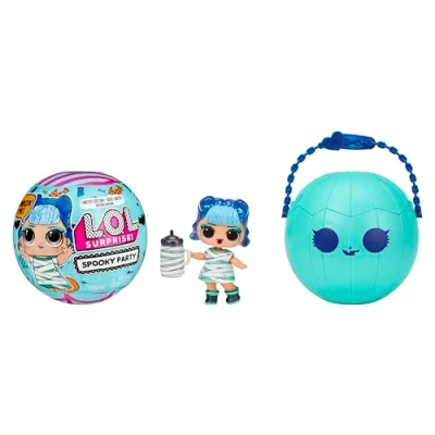 Imagen de L.O.L. Surprise! Spooky Party Glitter Ghost Muñeca de Edición Limitada con 7 Sorpresas Embalaje Bola Calabaza para Truco o Trato Coleccionistas, Niños y Niñas Mayores 4 Años