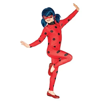 Imagen de Rubies Miraculous Ladybug Milagroso Disfraz, Multicolor, 3 4 (Rubie&#039;s 300134