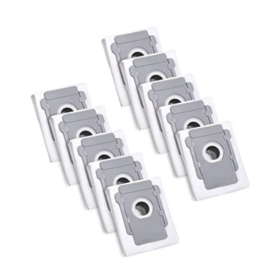 Imagen de 10 Bolsas de Aspiradoras Compatibles para iRobot Roomba i7 i7+ S9 S9+ i3 i3+ i4 i4+ i6 i6+ i8 i8+ j7 j7+ E5 E6 E7, Recambios Filtro Modelos Clean Base
