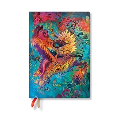 Imagen de Humming Dragon (Android Jones Collection) Midi 12 month Dayplanner 2024