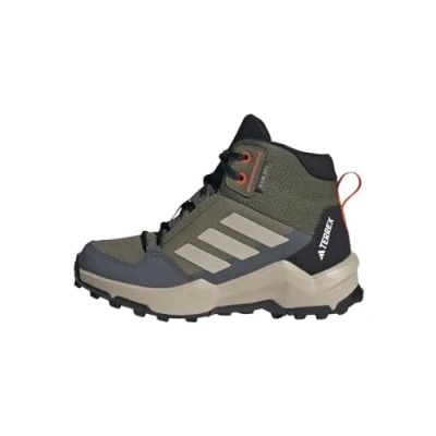 Imagen de Adidas Terrex AX4R MID RAIN.RDY Unisex Zapatillas de senderismo para niños, Talla: 38 2/3, Olive strata/wonder beige/semi impact orange