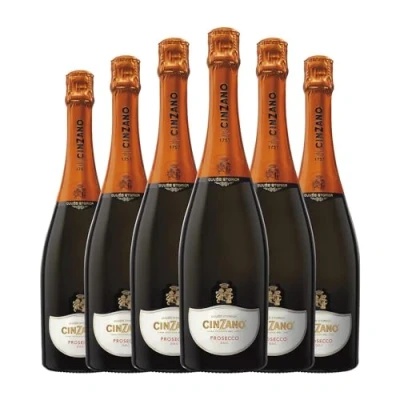 Imagen de Cinzano Glera Seco Prosecco 75 cl Espumoso blanco (Caja de 6 Botellas cl)