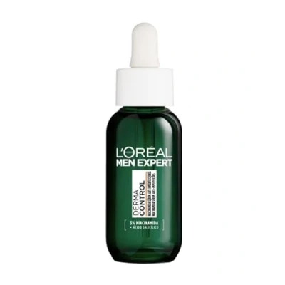 Imagen de L&#039;ORÉAL Paris Men Expert Derma Control Sérum Anti Imperfecciones Con Niacinamida y Ácido Salicílico. Elimina Manchas Marcas Post Acné