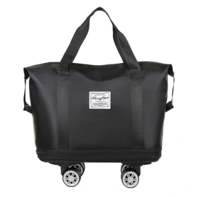 Imagen de NIHUIFA bolsa de la compra plegable para carrito compra, compras desmontable, transporte con ruedas mercado, equipaje