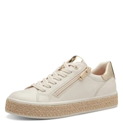 Imagen de MARCO TOZZI Damen Sneaker 2 23715 42, Zapatillas Mujer, Crema, 37 EU