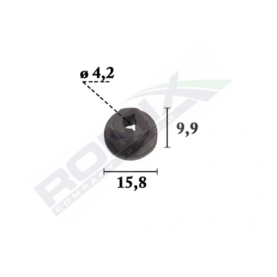 Imagen de ROMIX C70376 Clip, listón OPEL: Corsa B Hatchback, Vivaro A Furgón, Movano Furgón