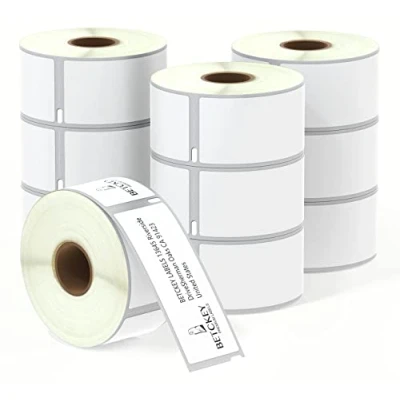 Imagen de BETCKEY 10 Rollos 99012 etiquetas Autoadhesivas Compatible con DYMO S0722400, 36mm x 89mm, 2600 de dirección grandes para LabelWriter 450 &amp; 4XL