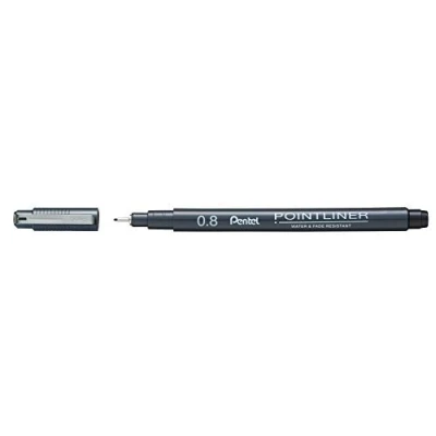 Imagen de Pentel Rotulador Pointliner calibrado pigmentado. Punta de 0,8mm.