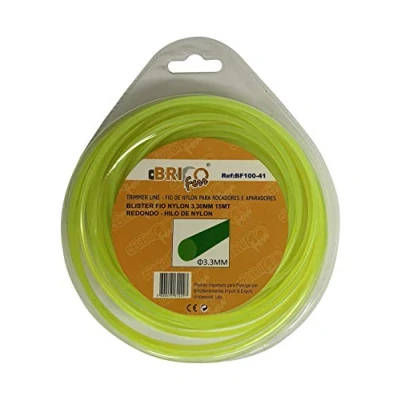 Imagen de Bricoferr BF100 41 Hilo para desbrozadora (3,3 mm x 15 metros, redondo)