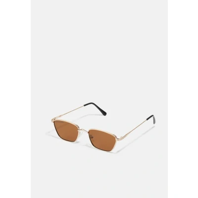 Imagen de Urban Classics Sunglasses Kalymnos WITH Chain Unisex Gafas de sol goldcoloured/brown, Hombre, Talla: One Size, Gold coloured/brown