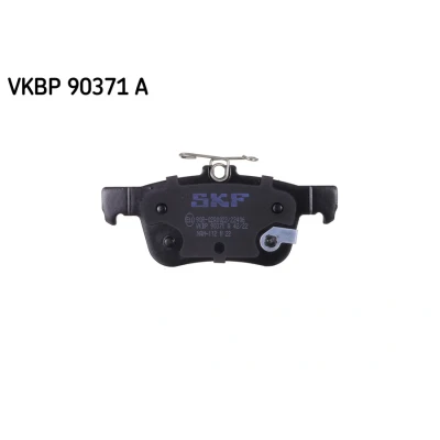 Imagen de SKF VKBP 90371 A Juego de pastillas freno con avisador acústico desgaste FORD: KUGA 2, S Max Mk2, Galaxy Mk3 MPV