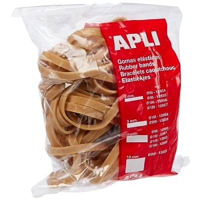 Imagen de APLI 12861 Gomas elásticas 100 x 5 mm en bolsa g