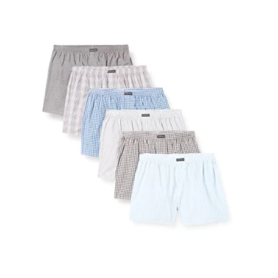 Imagen de Lower East Calzoncillos Hombre Bóxer Pack de 6 100% Algodón Ropa Interior Hombre, para Hombres, Algodón, Mezcla Patrones, M
