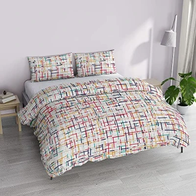 Imagen de Italian Bed Linen MB Home Basic Juego de Funda nórdica “Dafne, Snakeworld, 2 Plazas