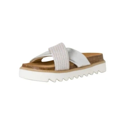 Imagen de Tamaris Sandalias planas, Mujer, Talla: 40, Silver comb Zapatos