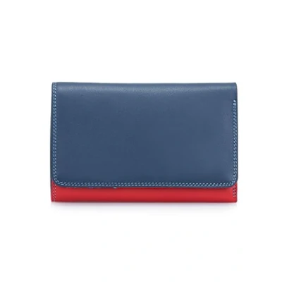 Imagen de mywalit billetereo Monedero de Piel para Mujer Medium Tri Fold w/Outer Zip Purse 363 127 Royal