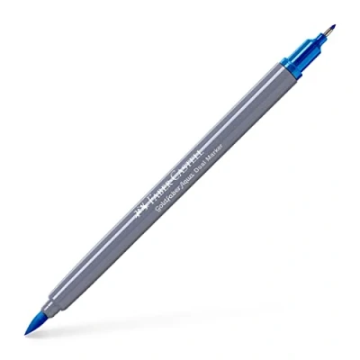 Imagen de FABER CASTELL 164649 Goldfaber Aqua Dual Marker Azul Cían Brillante (Azure) (449)