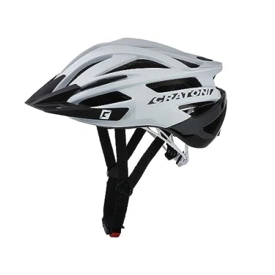 Imagen de CRATONI Casque Agravic(vtt) Noir Brillant Taill S/M Material de la Bicicleta, Unisex Adulto, Blanco/Negro