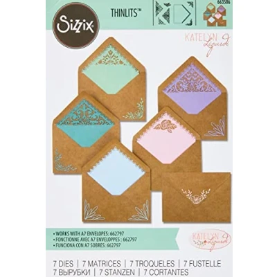 Imagen de Sizzix Thinlits Troqueles 10PK Forro para sobres