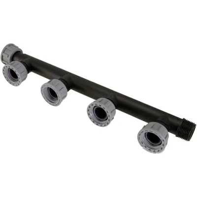 Imagen de Suinga. TE COLECTOR de RIEGO 1&quot; para 4 o 5 electrovalvulas jardin