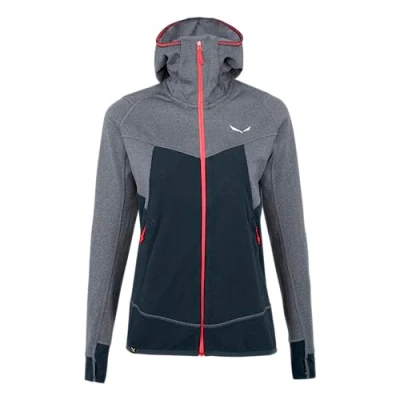 Imagen de SALEWA Puez Hybrid Pl W Fz Hdy, Sudadera para Mujer, Americana azul marino mezcla, 42/36
