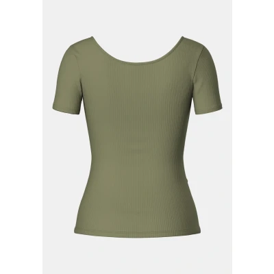 Imagen de Pieces Pckitte Camiseta básica, Mujer, Talla: XS, Deep lichen green
