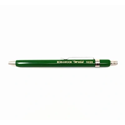 Imagen de KOH I NOOR Versatil 5228 Lápiz mecánico de metal sacapuntas para minas 2 mm verde