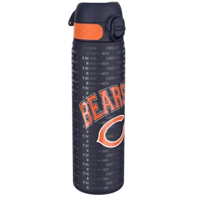 Imagen de Ion8 Botella de Agua Acero Inoxidable, 600ml, a Prueba Fugas, Fácil Abrir, Aptas para Lavavajillas, Cerradura Segura, Asa Transporte, Limpiar, Diseño en Relieve, NFL Bears