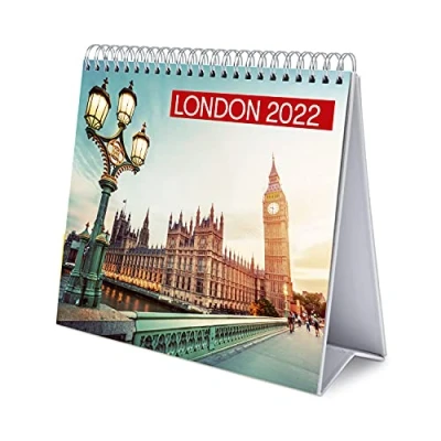 Imagen de Grupo Erik Calendario escritorio Deluxe 2022 Londres sobremesa ciudades │ mesa anual oficina