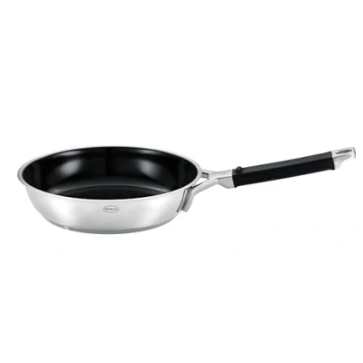 Imagen de RÖSLE SILENCE PRO CeraPlus Sartén (20 cm de diámetro, antiadherente y robusta, resistente al calor hasta 260 C, sellado cerámica, apta para lavavajillas, acero inoxidable 18/10, color