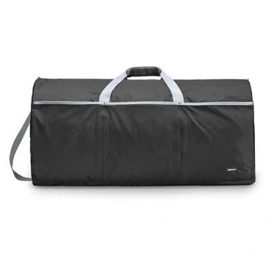 Imagen de Amazon Basics Bolsa de Viaje y Deporte Grande Rígida, Asa Lazo Superior, para Fin Semana Viajes, 98 l, Negro