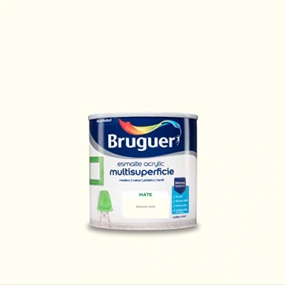 Imagen de Bruguer Acrylic Multisuperficie Esmalte al agua Mate Blanco Roto 250 ml
