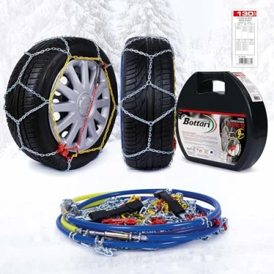 Imagen de Bottari [Goodyear] Cadenas para nieve 18833 «Rapid T2&quot; de 9 mm, tamaño 130, compatibles con ABS y ESP