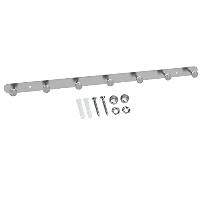 Imagen de INTIRILIFE Perchero de Acero Inoxidable Modell A 7 Ganco Pared con Gancho en 5 diseños Diferentes